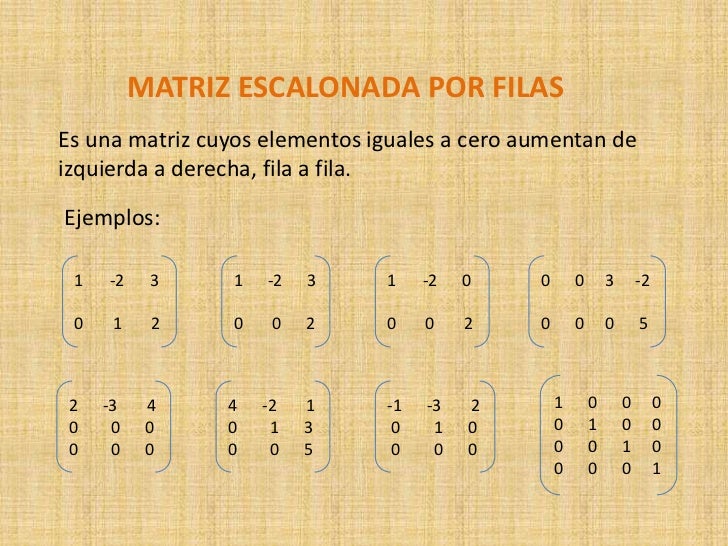 Reducir matrices a la forma escalonada Outlet