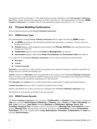 BPMN Specifications from Object Management Group | PDF