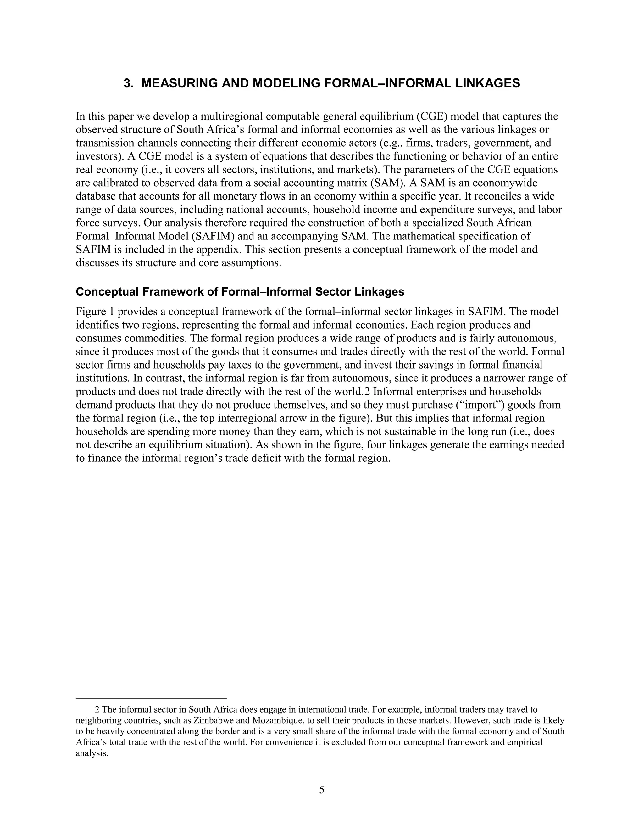 Formal informal economy linkages and unemployment in south africa | PDF
