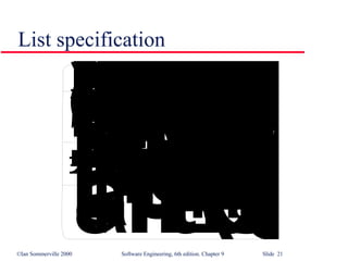 List specification 
