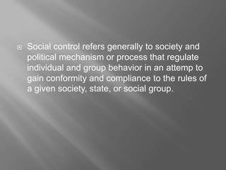 Formal and informal control of culture | PPTX