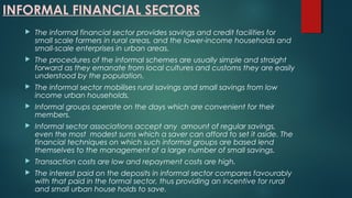 Formal and informal finance systems | PPT