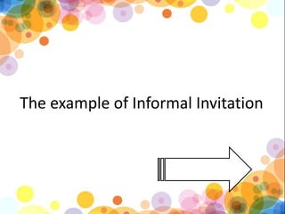 Formal and informal invitation kls 11 kurikulum 2013 | PPTX