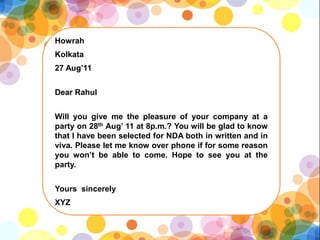 Formal and informal invitation kls 11 kurikulum 2013 | PPT