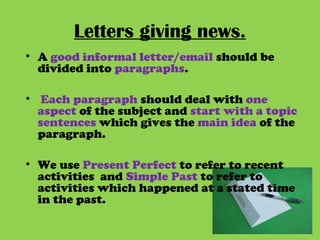 Formal and informal letters | PPT