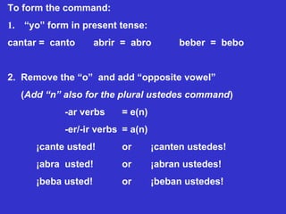 Formal command ppt (1) | PPT