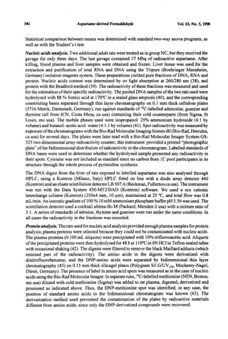 Formaldehyde from aspartame