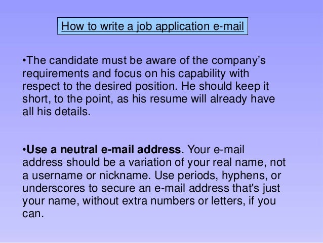 Applying For A Job Via Email Sample Letter from image.slidesharecdn.com