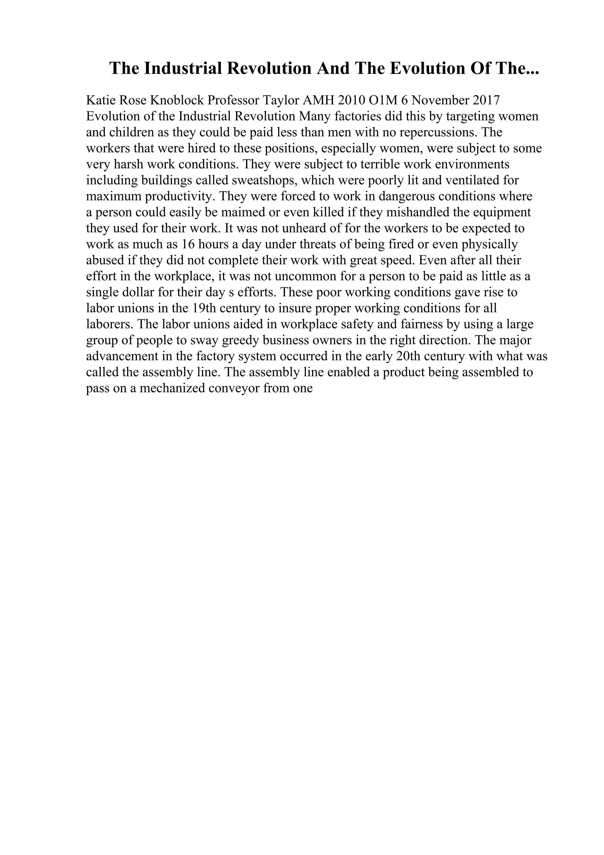 Formal Essay Format PDF