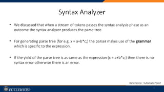 Compilers and Languages Lecture 1, 2024 | PPTX