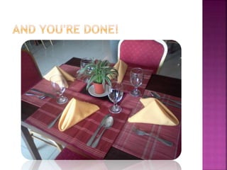 Formal & informal table setting