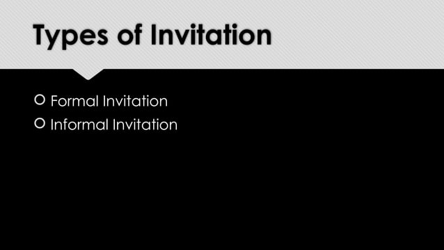 Invitation - Formal Invitation Presentation | PPT