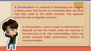FORMALISM AND STRUCTURALISM APPROACH IN LITERATURE | PPTX