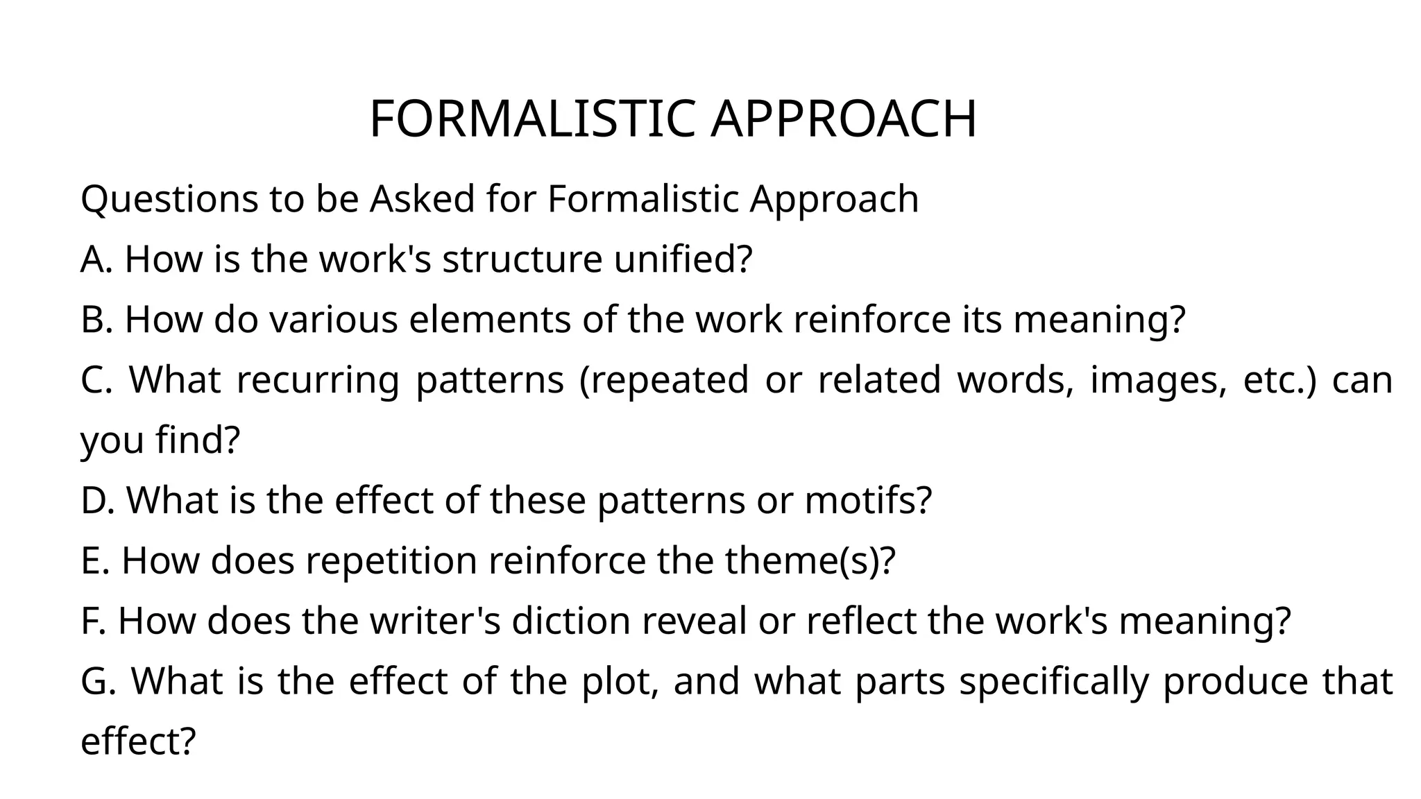 FORMALIST.pptxfjijfiawejidfjdjfjwujfueuw | PPTX