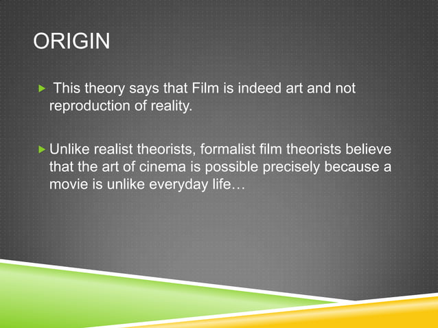 Formalist film theory presentation | PPT