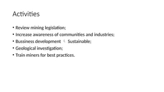 Formalization of Artisanal and Small Scale Mining Plan.pptx