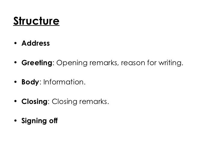 formal letter vs informal letter how to structure a letter