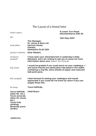 Formal Letter2 | DOC