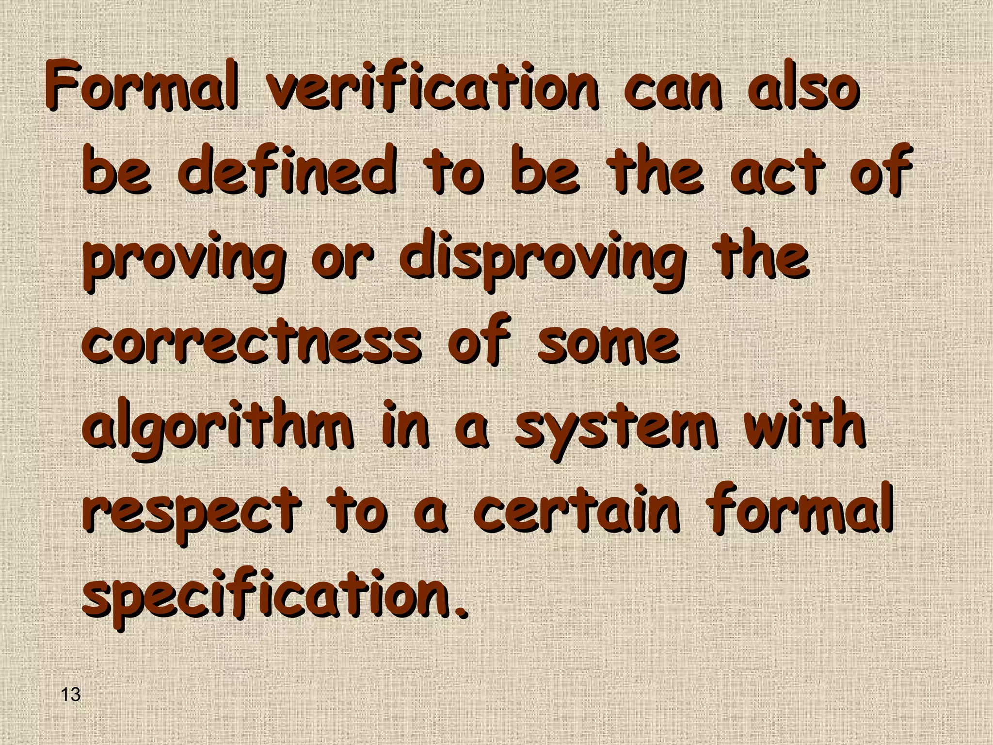 Formal Methods | PPS