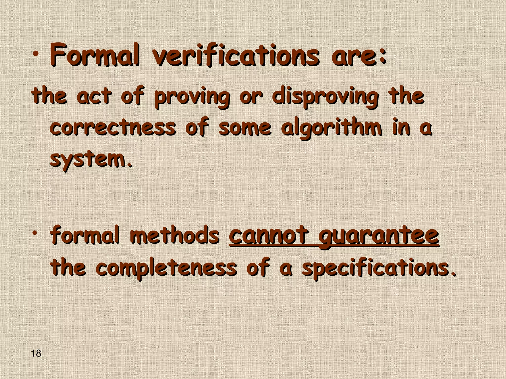 Formal Methods | PPS