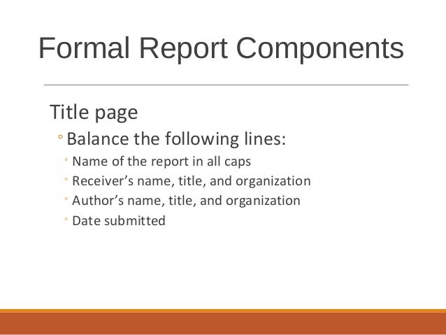 formal report title page under fontanacountryinn com formal cover page