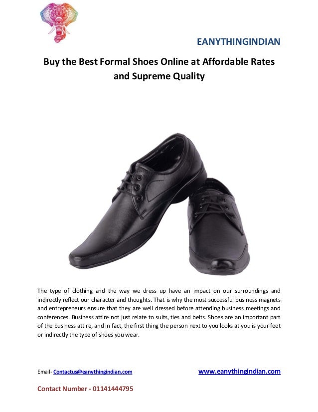 best quality formal shoes