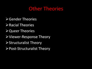 Other TheoriesGender Theories