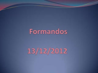 Formandos 2012