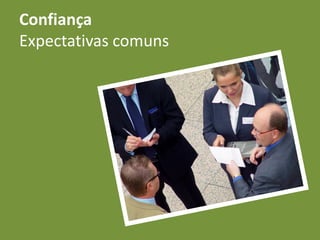 Confiança
Expectativas comuns
 