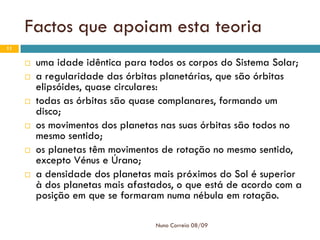 FormaçãO Do Sistema Solar
