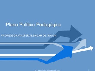 Plano Político Pedagógico

PROFESSOR WALTER ALENCAR DE SOUSA




                    www.professorwalteralencar.com   1
 