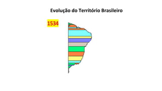 Evolução do Território Brasileiro
 