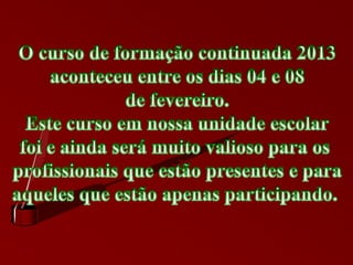 Formação continuada