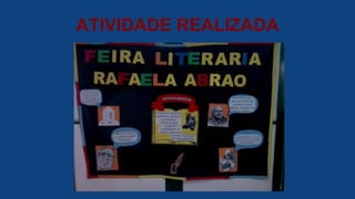 ATIVIDADE REALIZADA
 