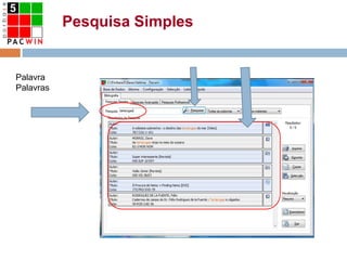 Pesquisa SimplesPalavraPalavras
