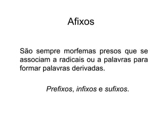 Formação de palavras | PPT