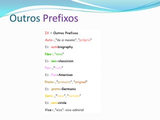 Outros Prefixos
 