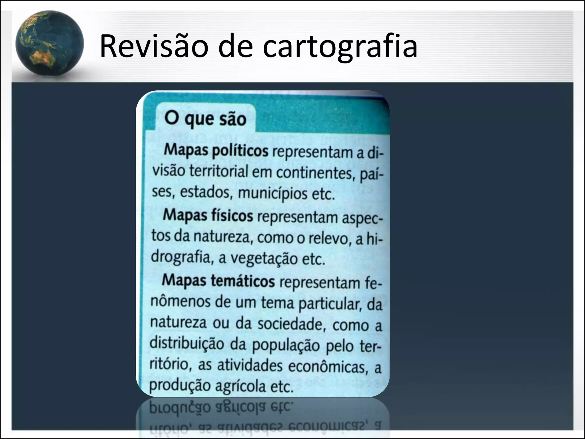 Revisão de cartografia