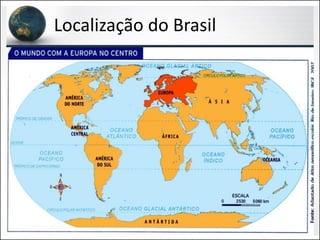 Localização do Brasil