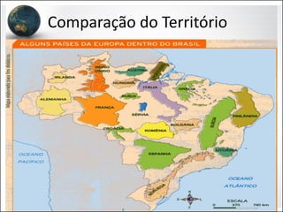 Comparação do Território