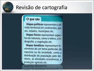 Revisão de cartografia