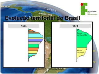 Evolução territorial do Brasil 1534 1573