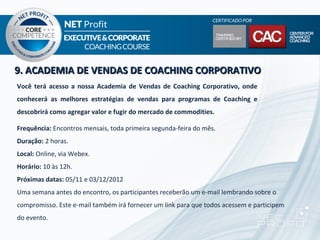 Formação Executive Coaching Net Profit 