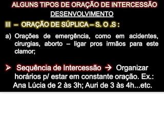 Formação intercessão apóstila i