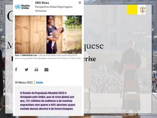 Catequistas
EM FORMAÇÃO
Ministério da Catequese
Importância em meio a crise
 