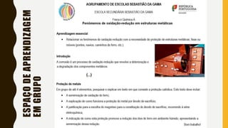 ESPAÇO
DE
APRENDIZAGEM
EM
GRUPO
 
