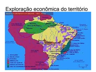 Exploração econômica do território

 