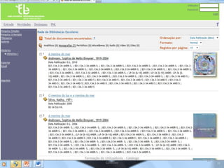 Formação de Utilizadores - Catálogo
03-05-2012                                         12
                         Coletivo
 