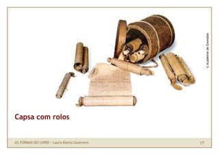 © Académie de Grenoble
Capsa com rolos


AS FORMAS DO LIVRO · Laura Klemz Guerrero   17
 