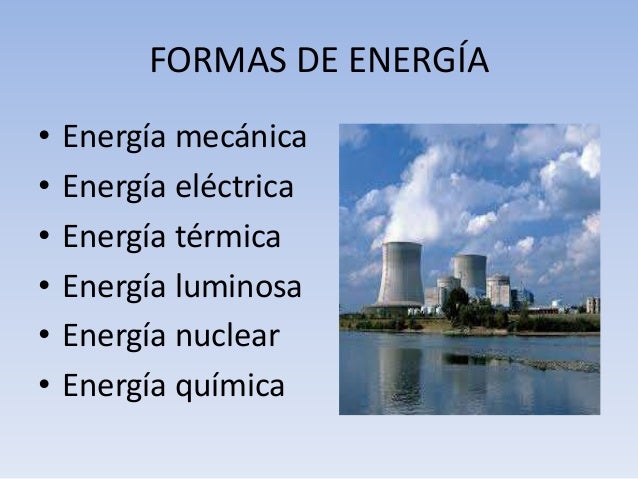 Formas de energía